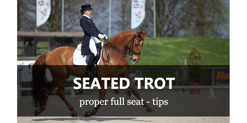 full seat in seated trot